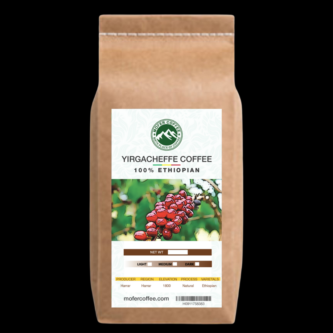 Yirgacheffe Whole Beans (Roasted),